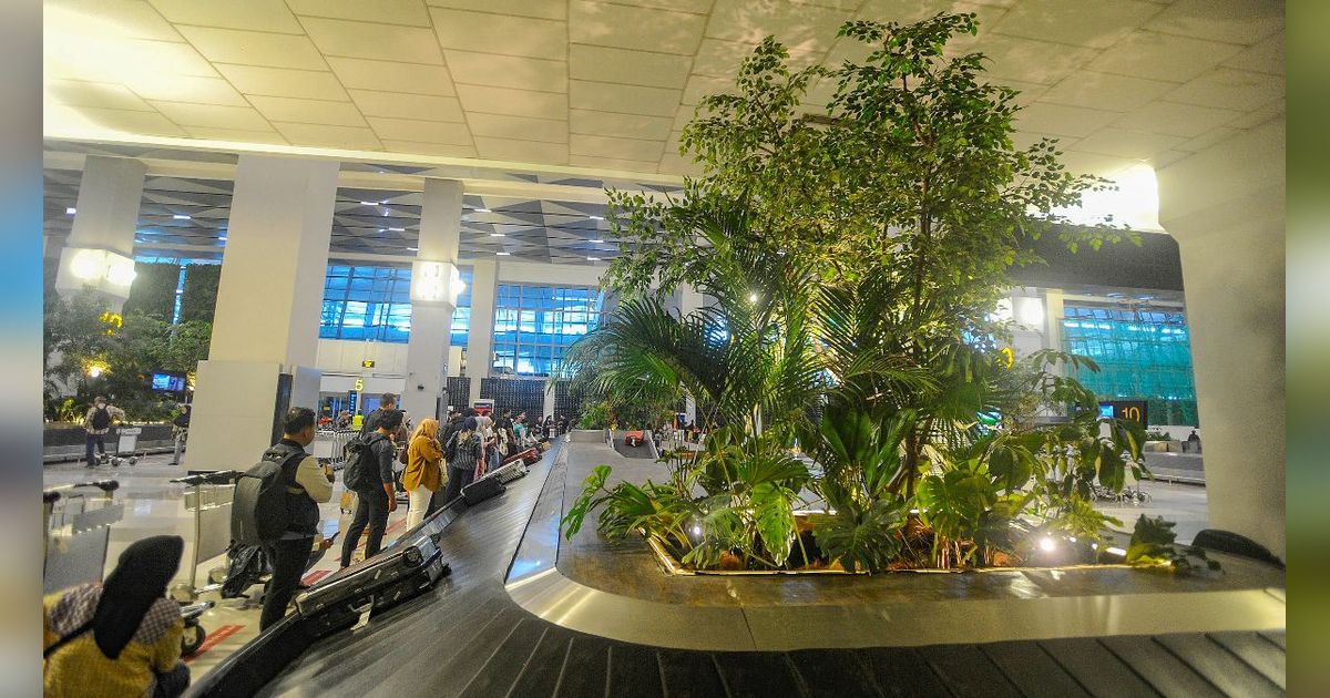 FOTO: Wujudkan Konsep Green Airport, Begini Penampakan Bandara Soekarno-Hatta Dihiasi Pepohonan