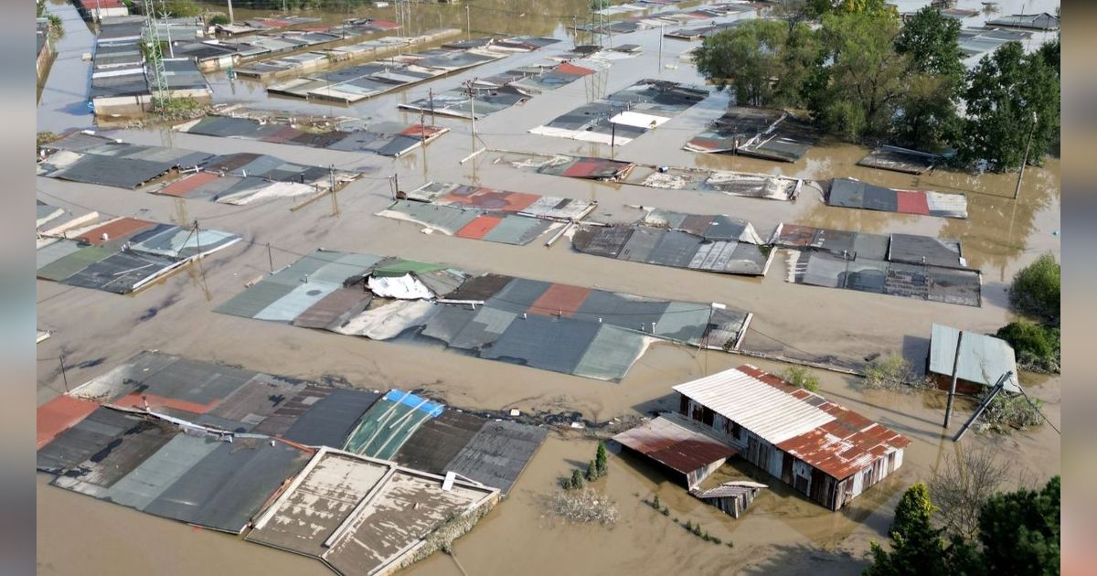 FOTO: Banjir Kian Memburuk, Republik Ceko Terancam 