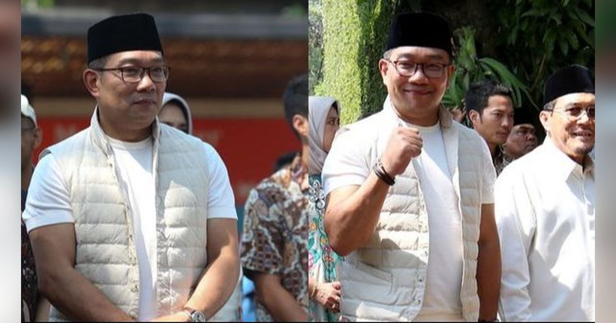 Ridwan Kamil Tampil Casual dengan Vest Parasut: 8 Potret Gaya yang Jadi Sorotan