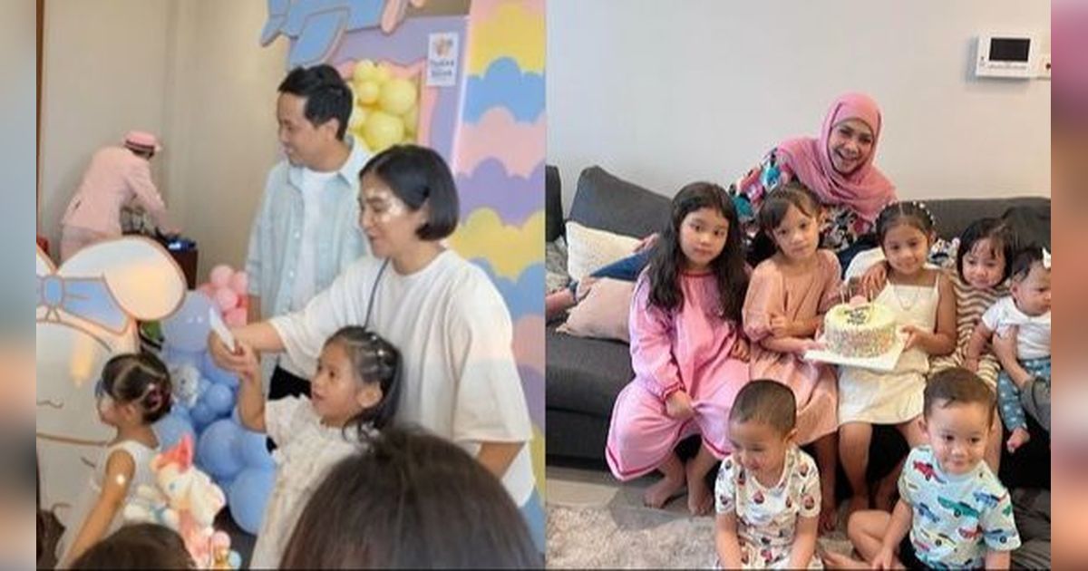 Potret Ultah Ansara Anak Caca Tengker Digelar Sederhana Bareng Keluarga, Rayyanza dan Baby Lily Curi Perhatian