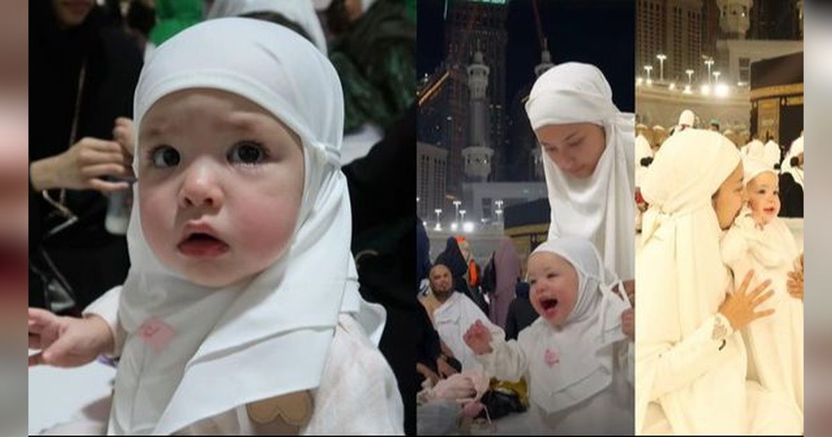 Kamari Temani Jennifer Coppen Umrah, Tampil Anggun dengan Hijab Kecil dan Sebut Papa Dali di Mekkah!