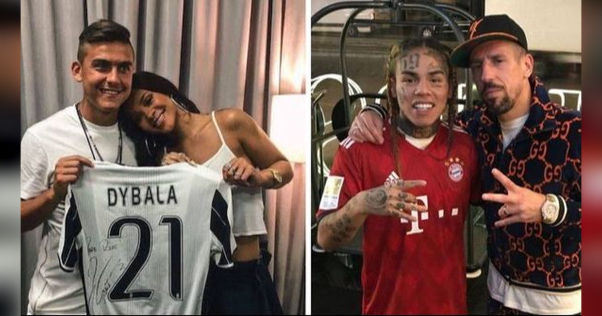 Ketika Bintang Lapangan Hijau Bertemu Bintang Panggung: Lionel Messi, Justin Bieber, dan Artis Lainnya Berpose Bersama