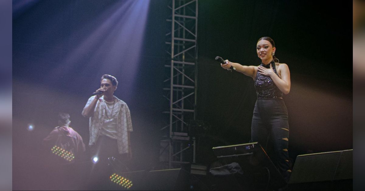 FOTO: Momen Duet Ada Band dan Naura Ayu Bikin Suasana Pestapora Mengharu Biru