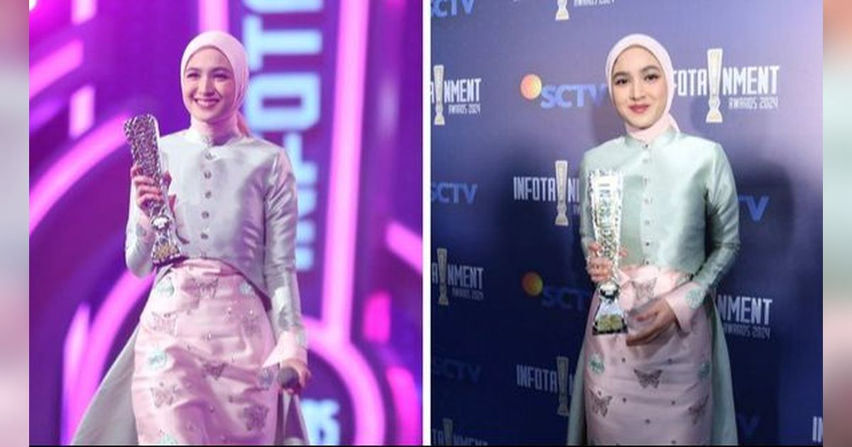 10 Pesona Cut Syifa Saat Raih Penghargaan Most Charming Female Celebrity di Infotainment Awards 2024