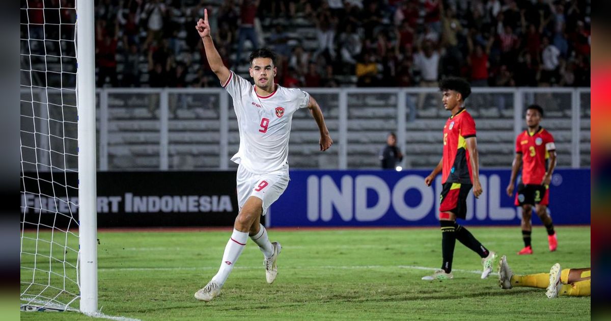 FOTO: Momen Timnas Indonesia U-20 Tundukkan Timor Leste 3-1 di Kualifikasi Piala Asia U-20 2025