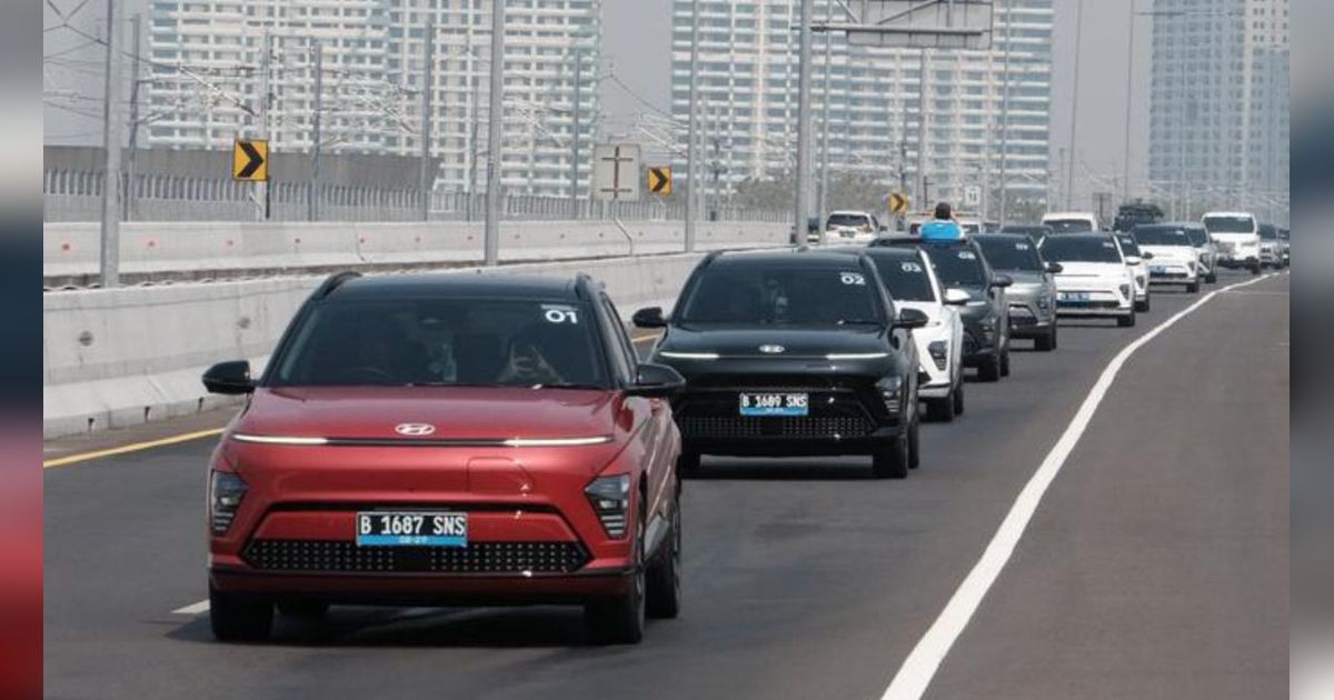 FOTO: Menjajal Hyundai Kona Electric untuk 'Road Trip' Jakarta-Semarang, Tempuh 420 Km dalam Sekali Charge