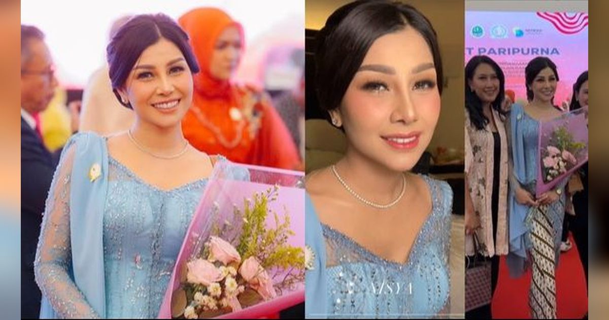 Nisya Ahmad Dilantik sebagai Anggota DPRD Jawa Barat, 8 Potret Tampil Cantik dan Anggun dalam Kebaya Biru