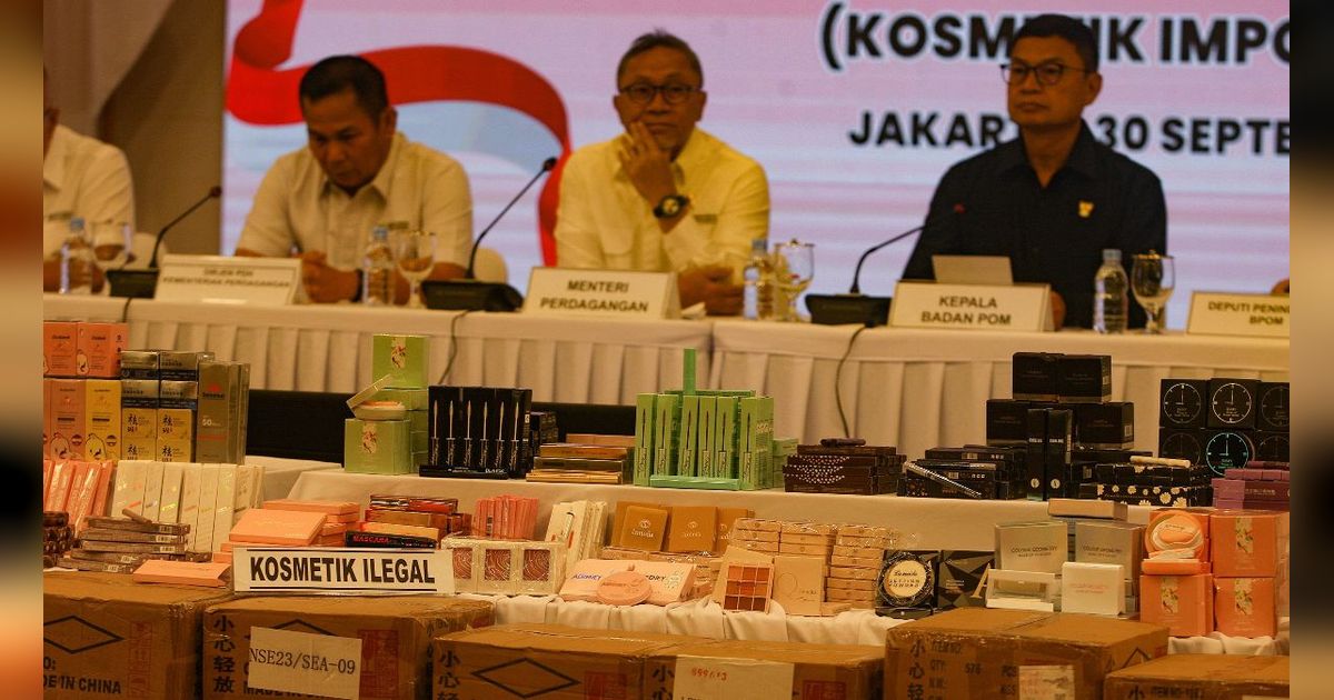 FOTO: BPOM Sita Kosmetik Impor Ilegal Senilai Rp11,4 Miliar, Ini Daftar Produknya