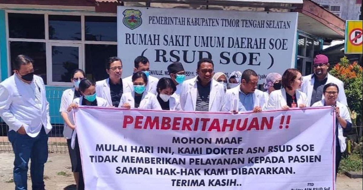 Fakta Fakta Dokter Di Ntt Mogok Layani Pasien Gegara Insentif 6 Bulan