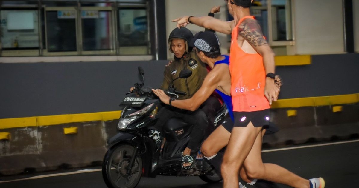 Wajah Jambret Bermotor Tertangkap Kamera Fotografer CFD, Terpampang Jelas