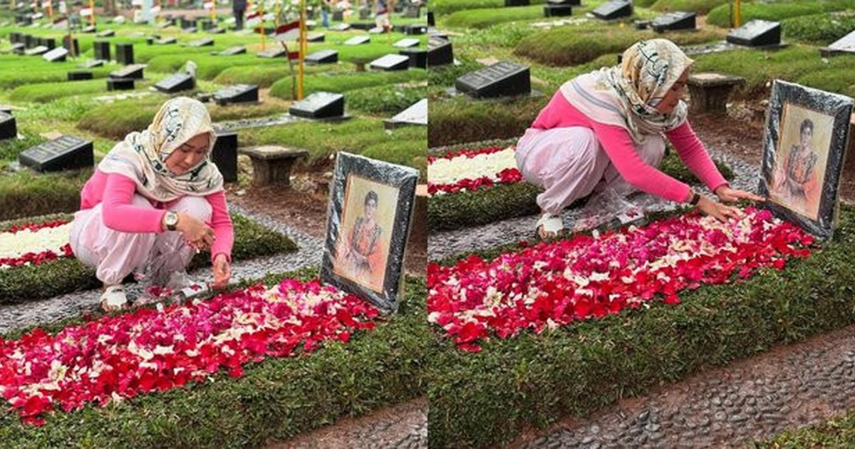 Mengenang Titiek Puspa, Inul Daratista Ziarah ke Makam di Hari ke-7 Meninggalnya Sang Legenda