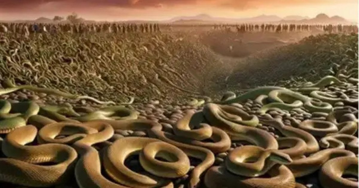 Bikin Dunia Tercengang, 75.000 Ular Berkumpul Membuat Formasi 'Bola Kawin'