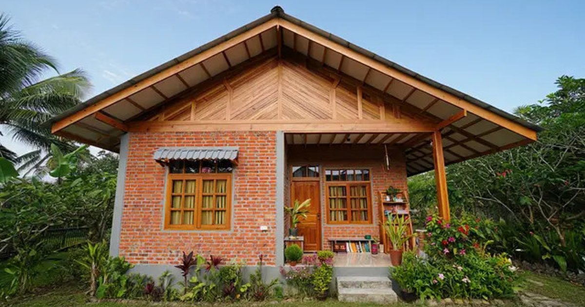 8 Inspirasi Desain Rumah 5x7 Meter Minimalis: Bata Ekspos & Sentuhan Kayu untuk Hunian Nyaman