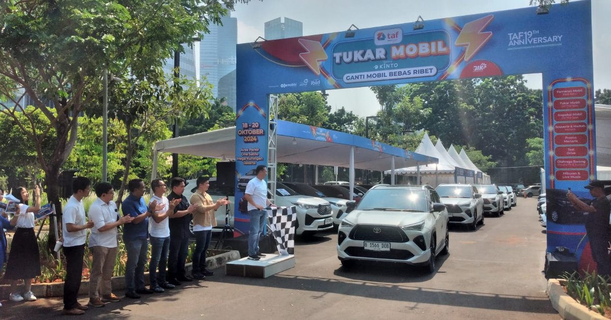 Tukar Mobil Bareng KINTO, TAF Rayakan HUT ke19 dengan Promo Menarik