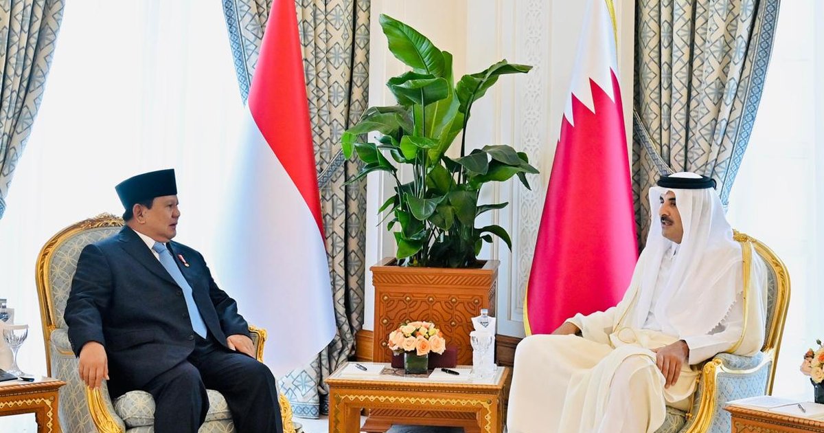 Kunjungan Resmi ke Qatar, Prabowo dan Emir Sheikh Tamim Sepakati Kerja Sama