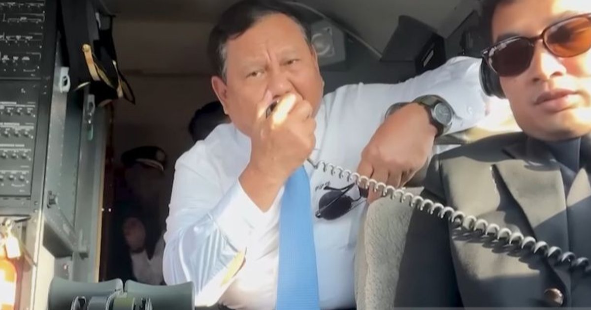VIDEO: Kejutan Prabowo Pulang Ke Yordania, Akrab Ngobrol Dengan Jet Tempur di Kokpit Pesawat