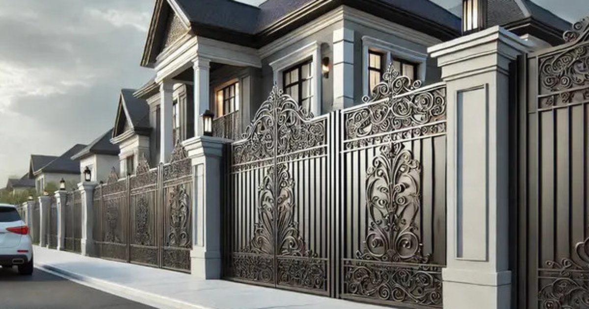 Model Pagar Besi Minimalis Mewah, Inspirasi Desain Elegan untuk Hunian Modern