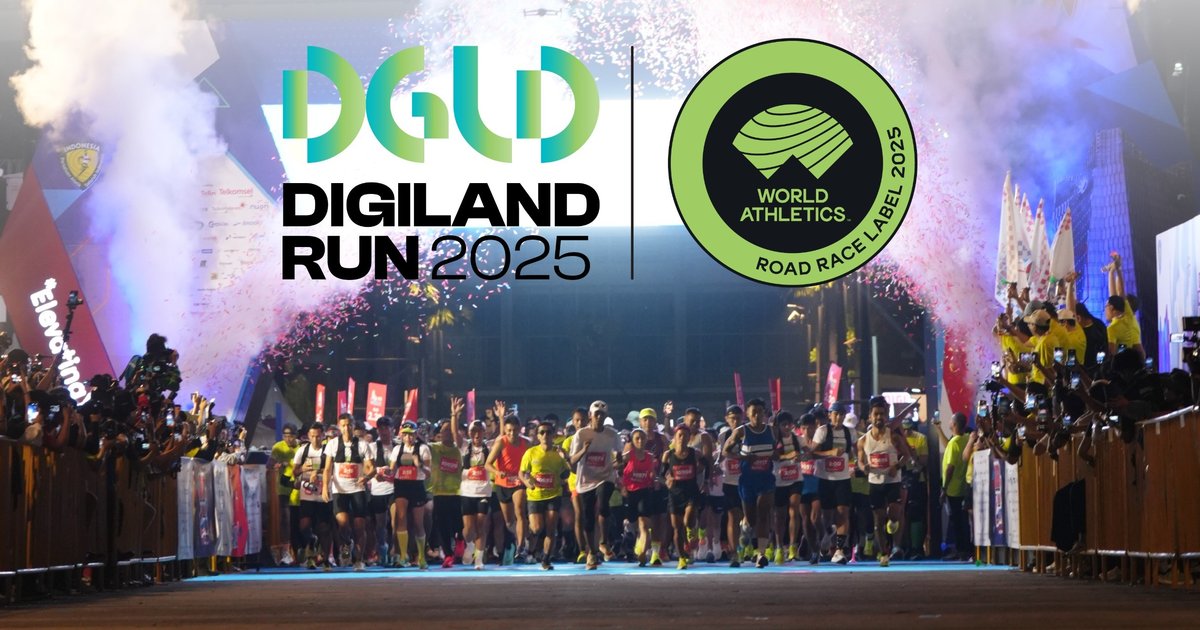 Digiland Run 2025 Resmi Sandang World Athletics Label Road Races, Siap Jadi Ajang Lari Berkelas Dunia