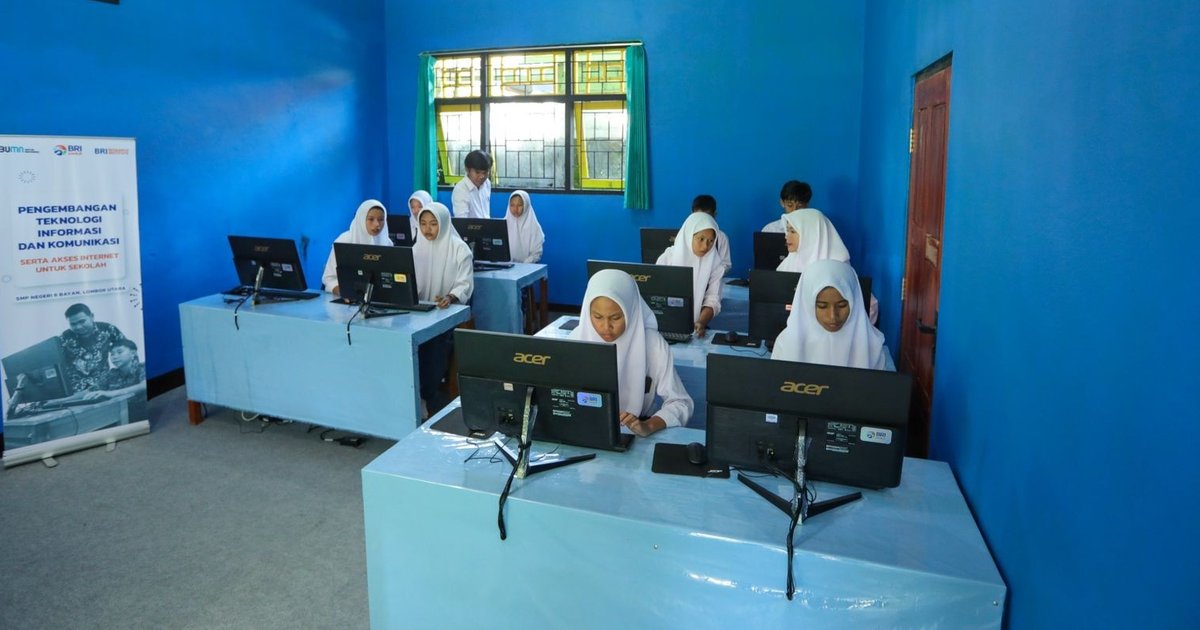 Turut Bangun Pondasi SDM Unggul, BRI Perkuat Pendidikan di Daerah 3T dengan Teknologi