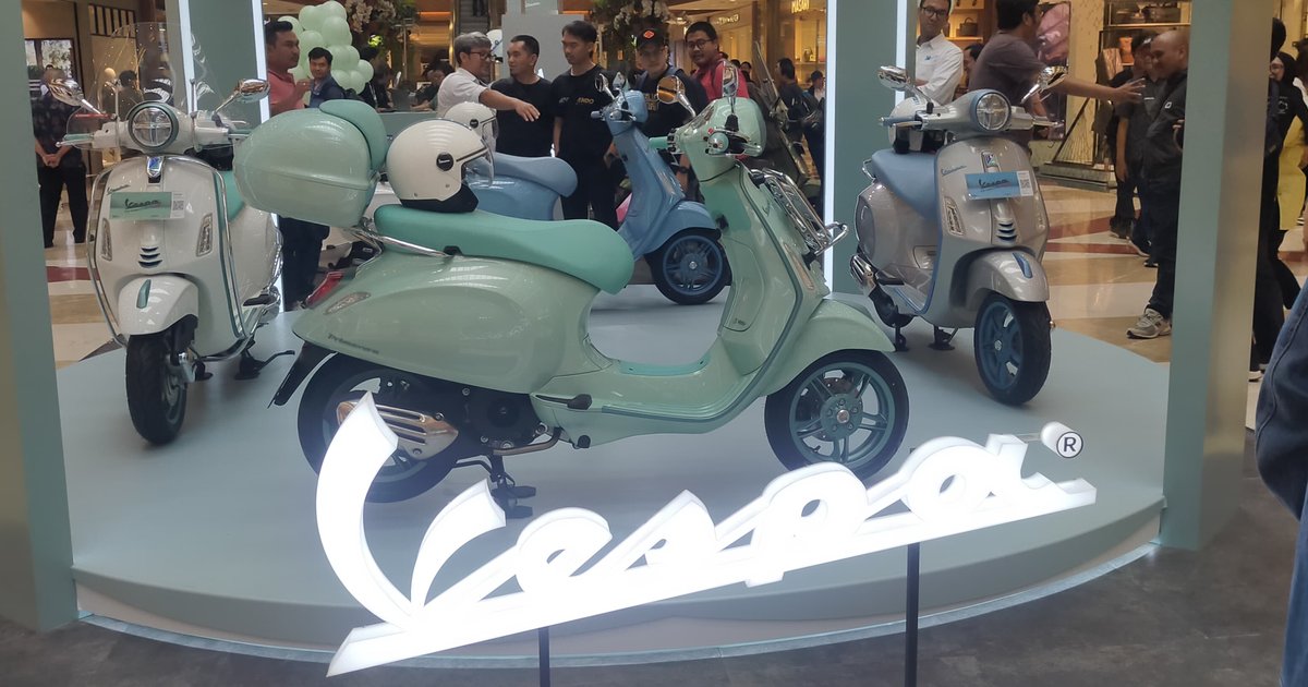 Vespa Rayakan HUT ke-79 Tahun: Fokus ke Teknologi, Desain dan Pilihan Warna Baru