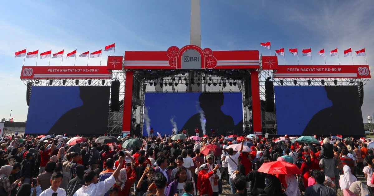BRI Meriahkan Panggung Hiburan di Monas: Puncak Perayaan HUT ke-80 RI!