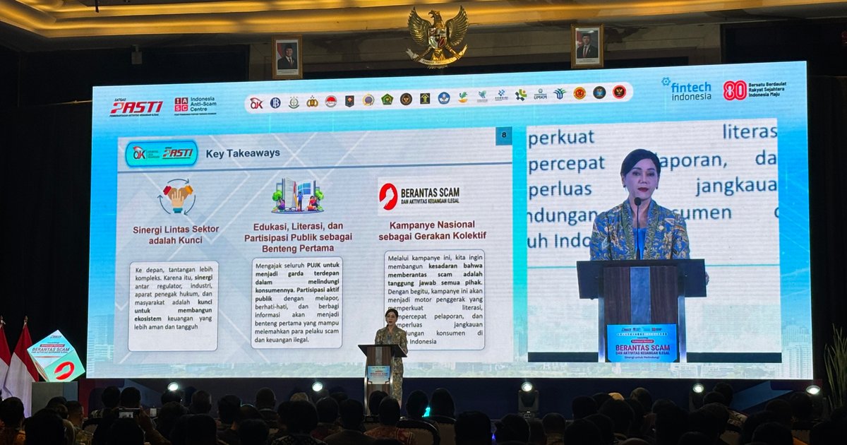 OJK Ungkap Indonesia Darurat Penipuan Keuangan, Uang Masyarakat Rp4,6 Triliun Raib Akibat Scam Kurang dari Setahun