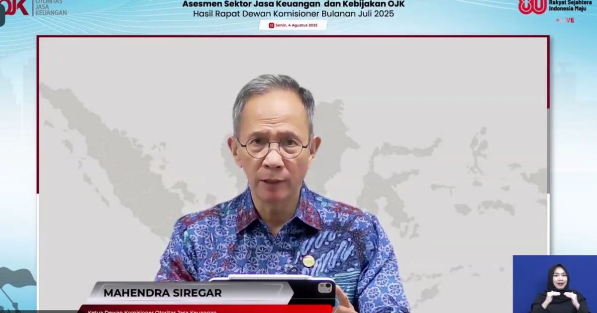 Bos OJK: Stabilitas Sektor Jasa Keuangan RI Tetap Terjaga di Tengah Ketidakpastian Global