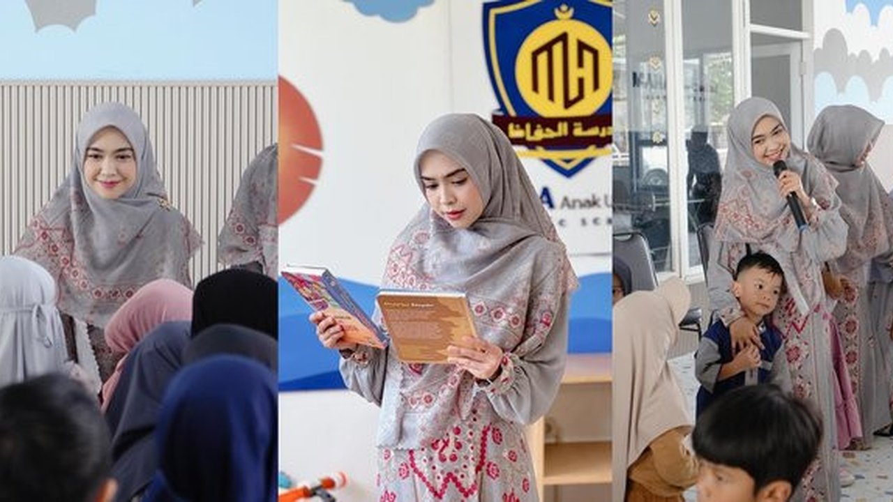 Pesona Ria Ricis Jadi Bu Guru, Mengajar di Sekolah Anak Usia Dini