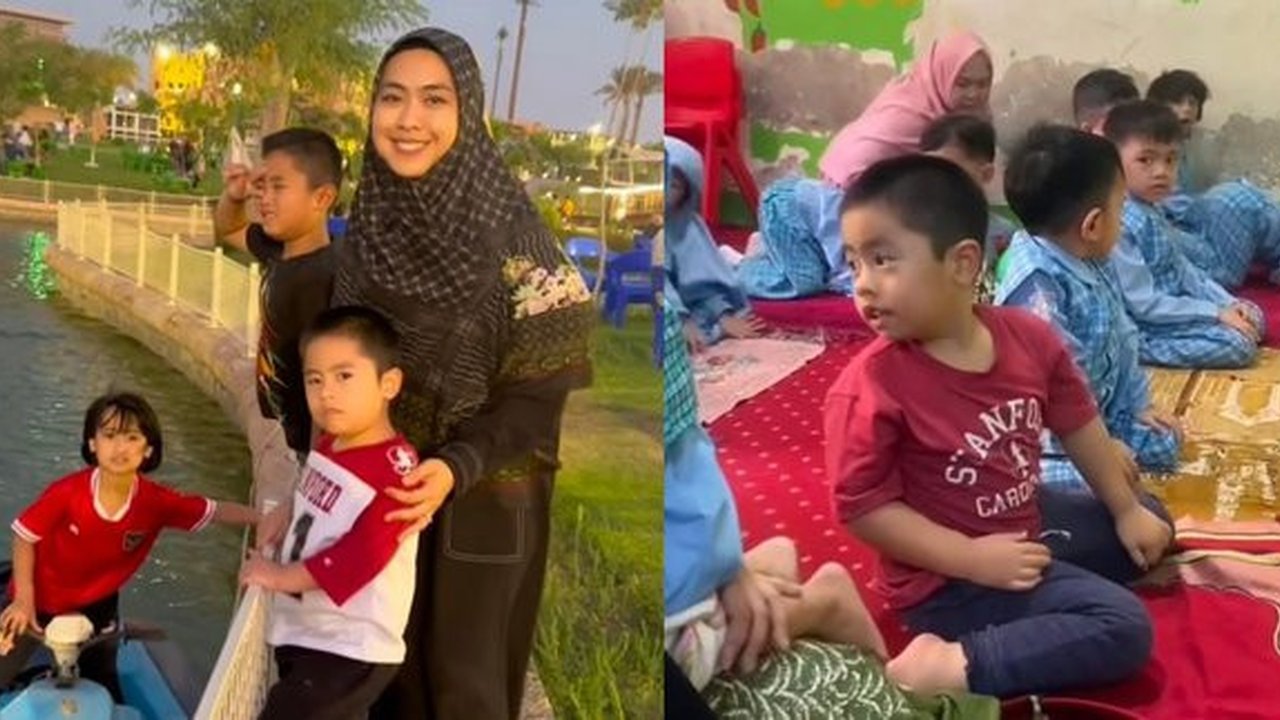 Potret Putra Bungsu Oki Setiana Dewi, Sulaiman saat Sekolah di Mesir