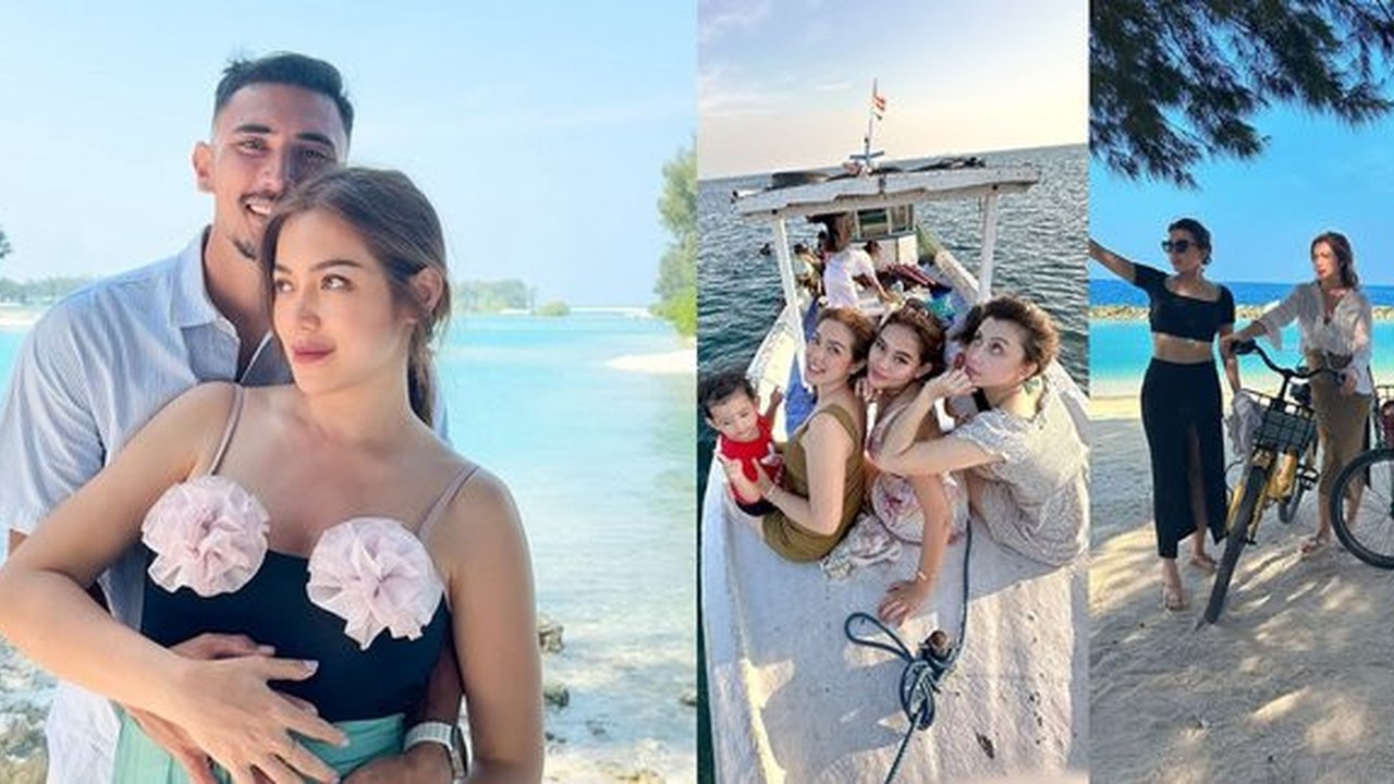 Potret Jessica Iskandar yang Sedang Hamil Liburan ke Pulau Payung Bareng Keluarga, Aura Bumil Terpancar