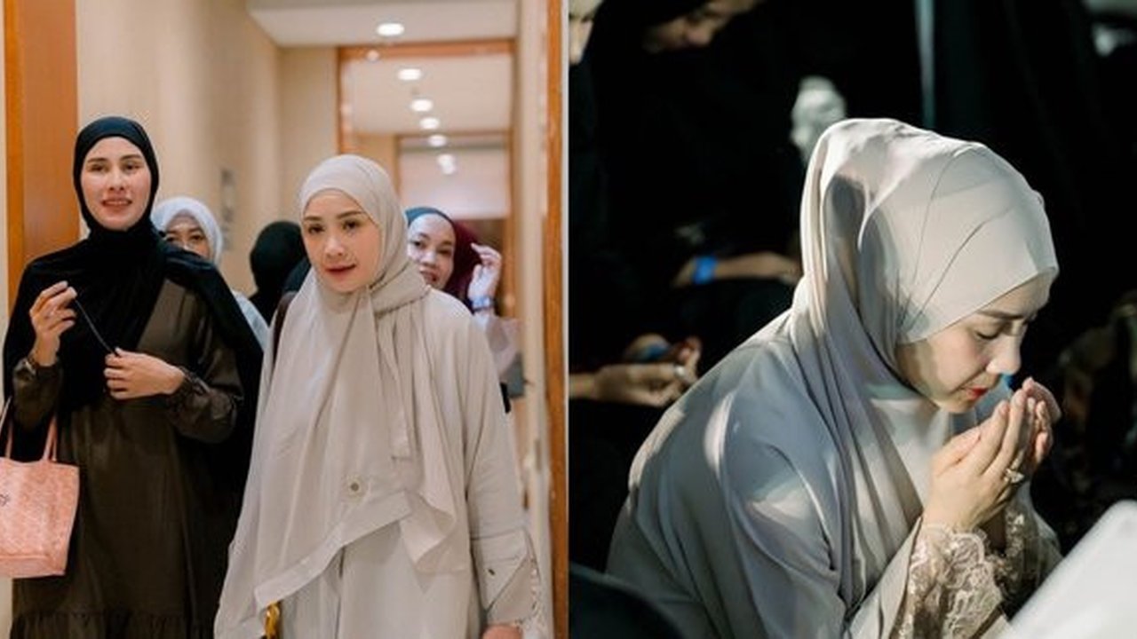 Potret Menawan Nagita Slavina Ikut Kajian Ustaz Hanna Attaki, Bikin Adem