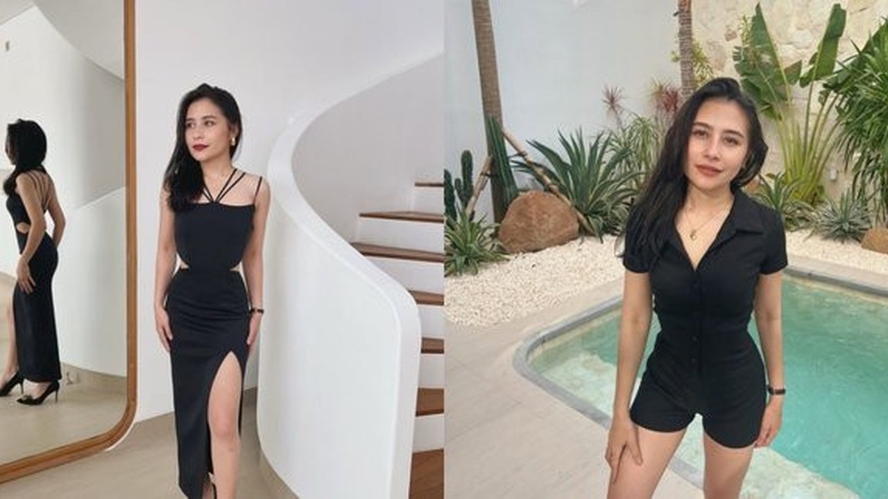 8 Potret Prilly Latuconsina dengan Tubuh Langsing Hadiri Kondangan