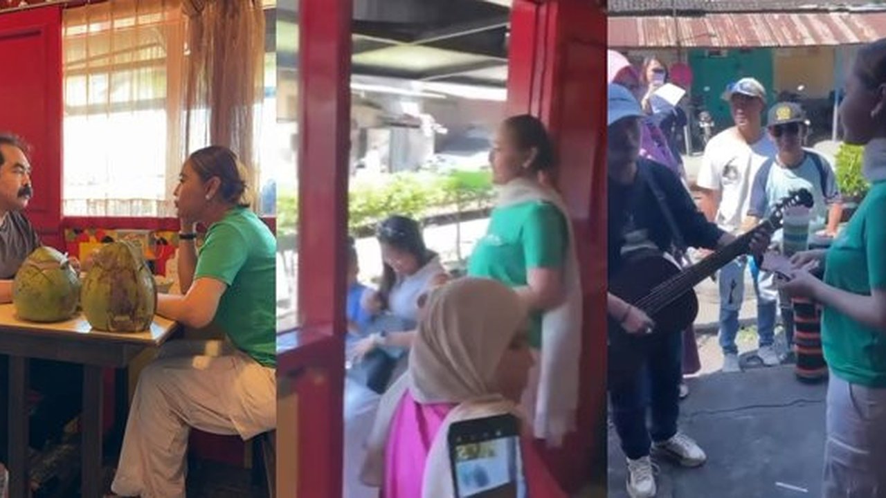 Ingat Hidup Susah, Potret Detik-Detik Inul Daratista Sawer Pengamen di Restoran Bakso Malang