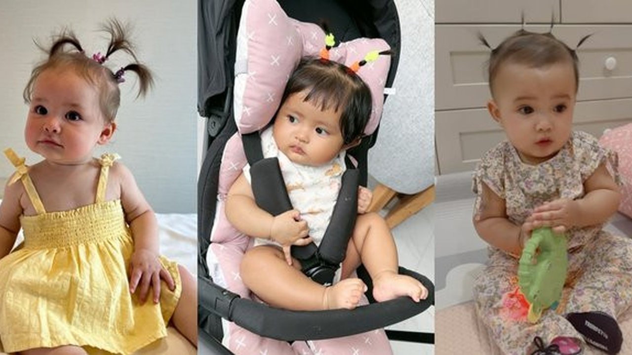 Deretan Anak Artis dengan Gaya Rambut yang Lucu dan Menggemaskan, Ada yang Dikuncir Hingga Disebut 'Antena Kembar'