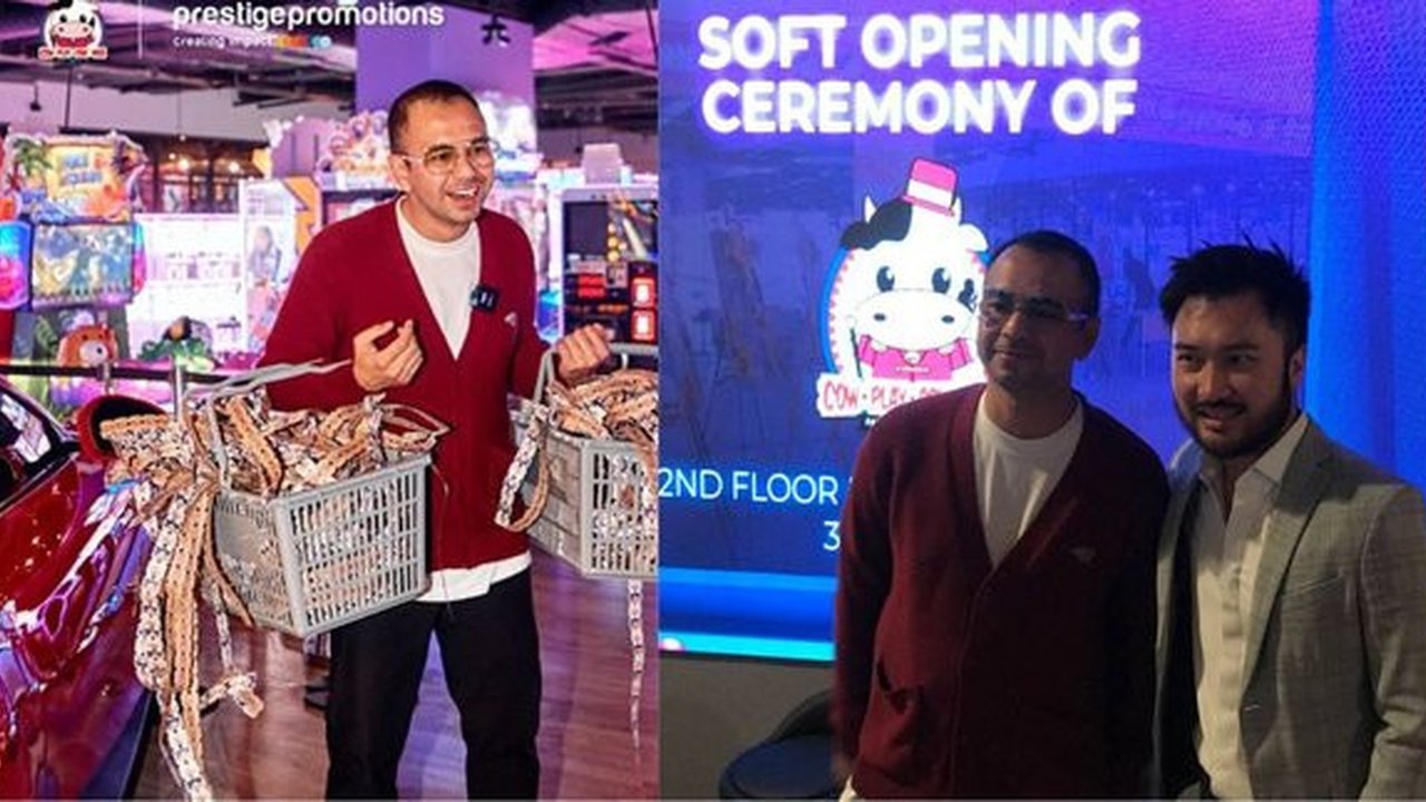 8 Potret Raffi Ahmad yang Perluas Bisnis ke Dunia Arcade Game