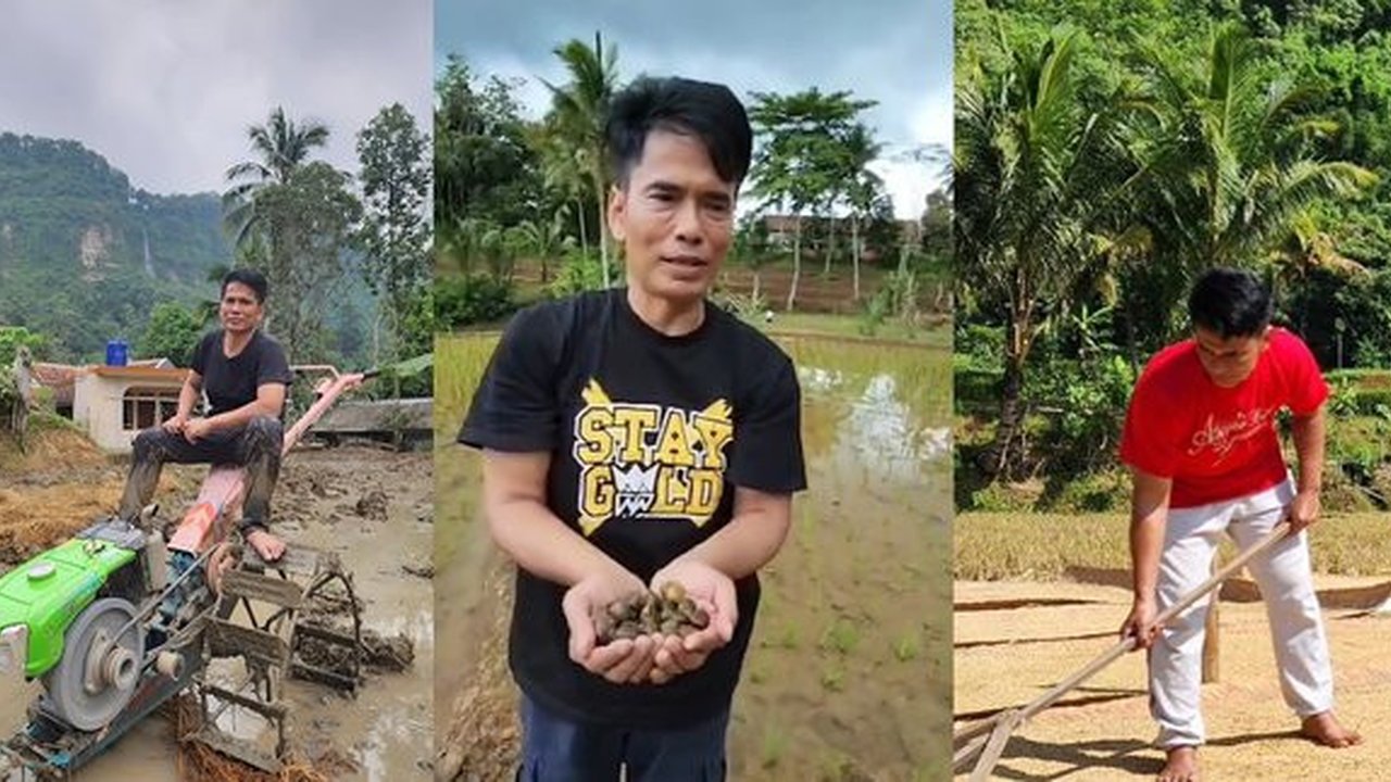 8 Potret Kegiatan Ayah Lesti Kejora di Kampung Halaman, Tetap Rendah Hati Meski Kini Hidup Berkecukupan