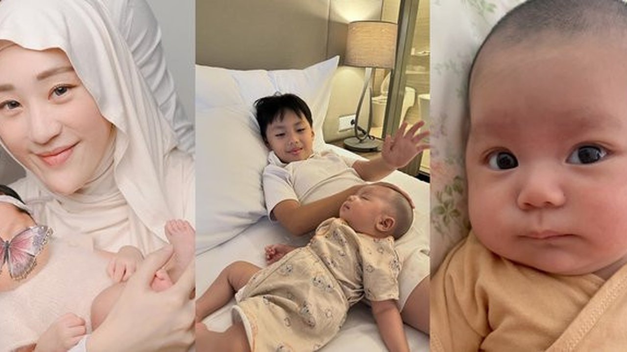 Wajahnya Sempat Disembunyikan, Potret Baby Alesha Anak Larissa Chou yang Senyumnya Cantik Banget