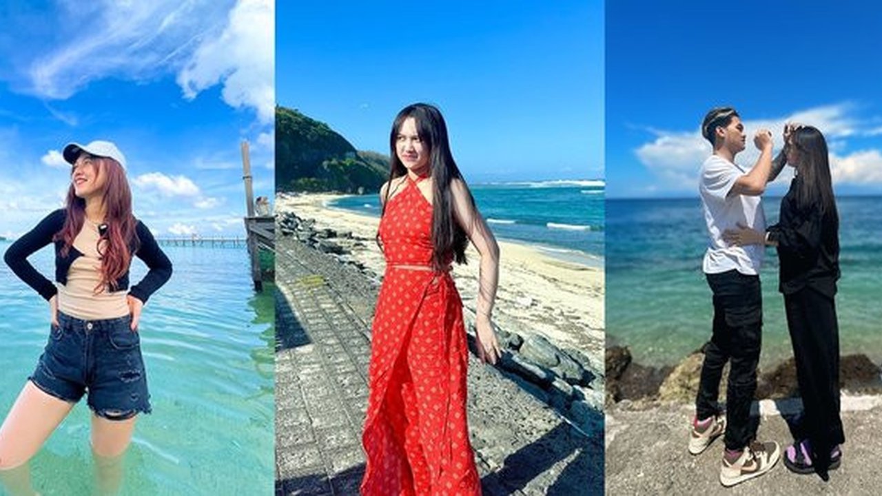8 Potret Happy Asmara yang Hobi Banget Liburan ke Pantai, Terbaru Bucin Bareng Gilga Sahid