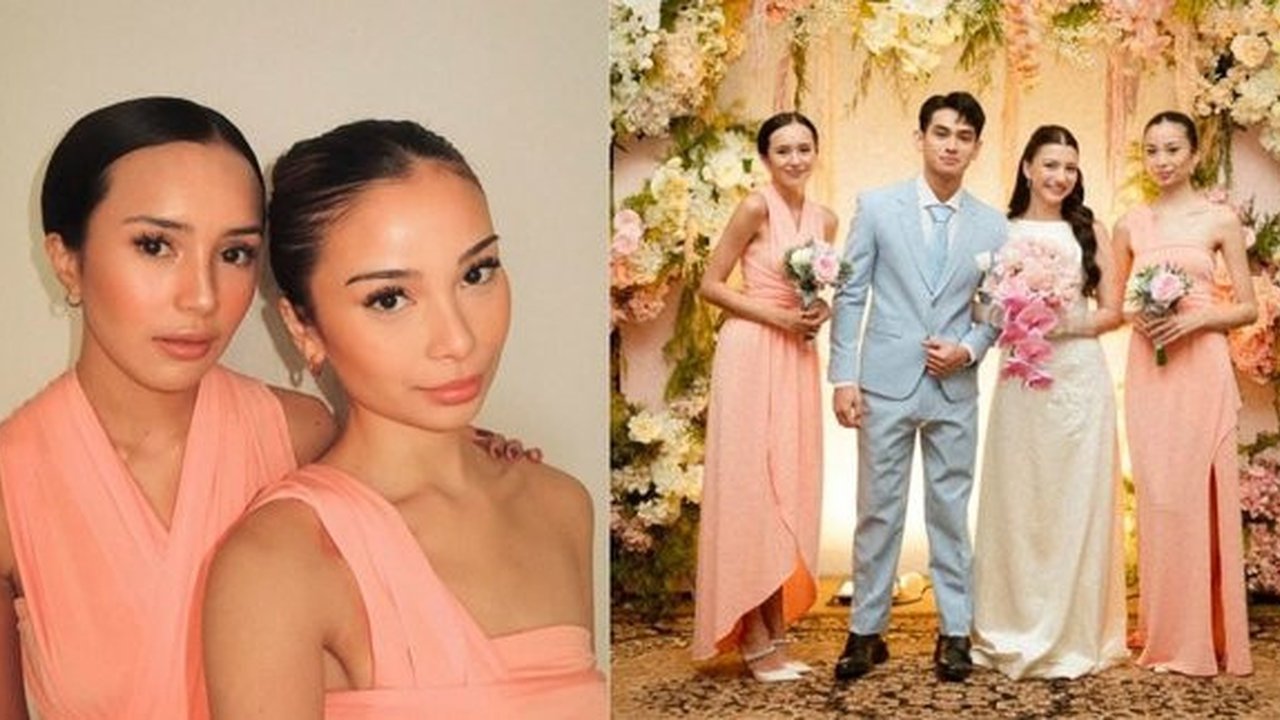 8 Potret Beby Tsabina dan Sephora Tampil Menawan Sebagai Bridesmaid di Pernikahan Cassandra Lee - Ryuken Lee