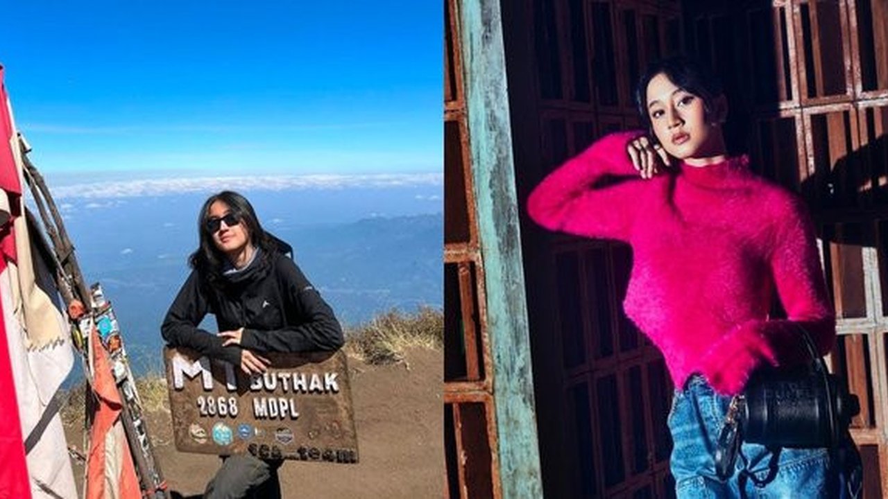 8 Potret Keseruan Keisya Levronka Naik Gunung, Ngaku Modal Nekat