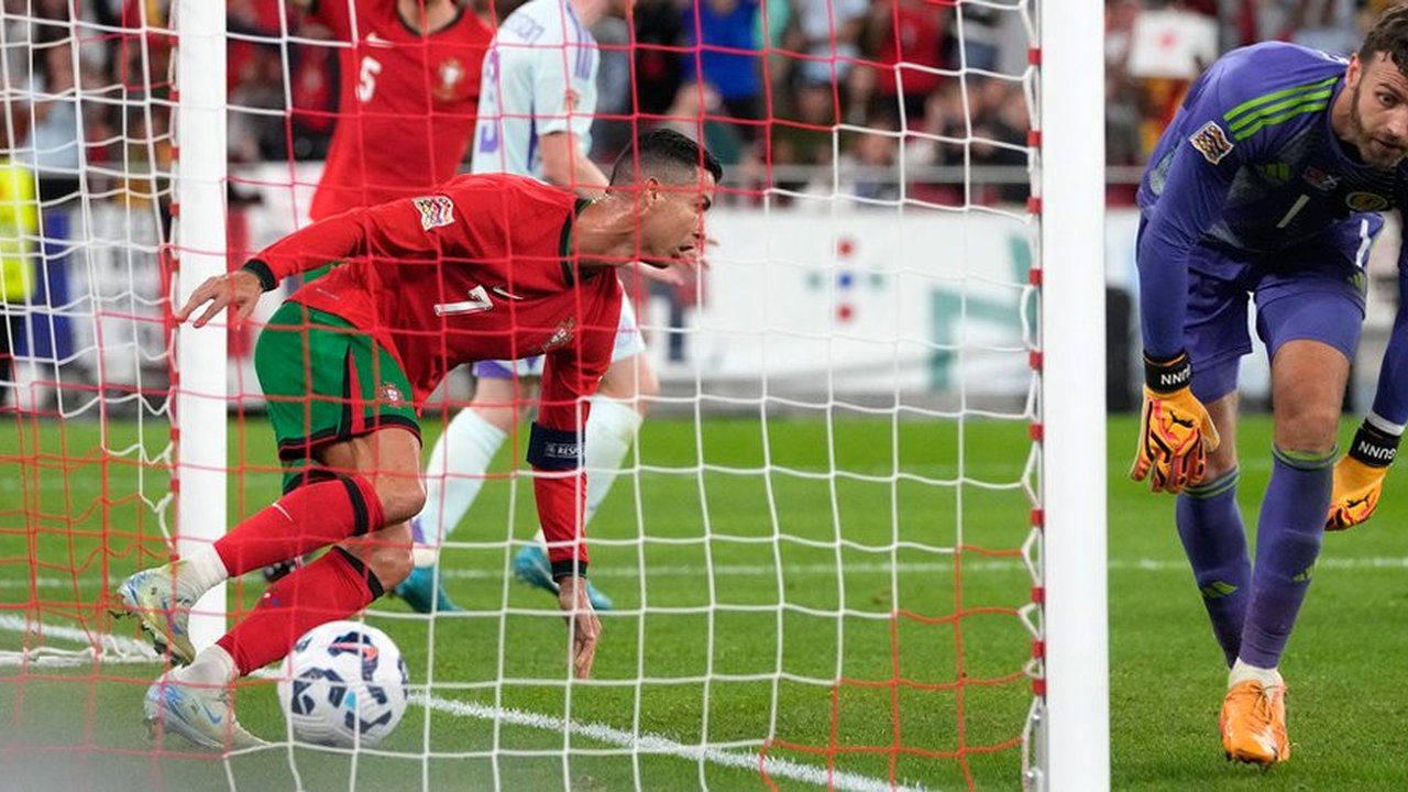 Hasil Portugal vs Skotlandia: Skor 2-1