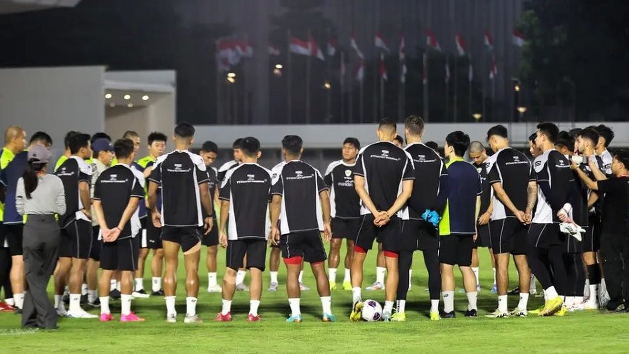 Mengintip Latihan Timnas Indonesia Jelang Hadapi Australia: Penjagaan Super Ketat