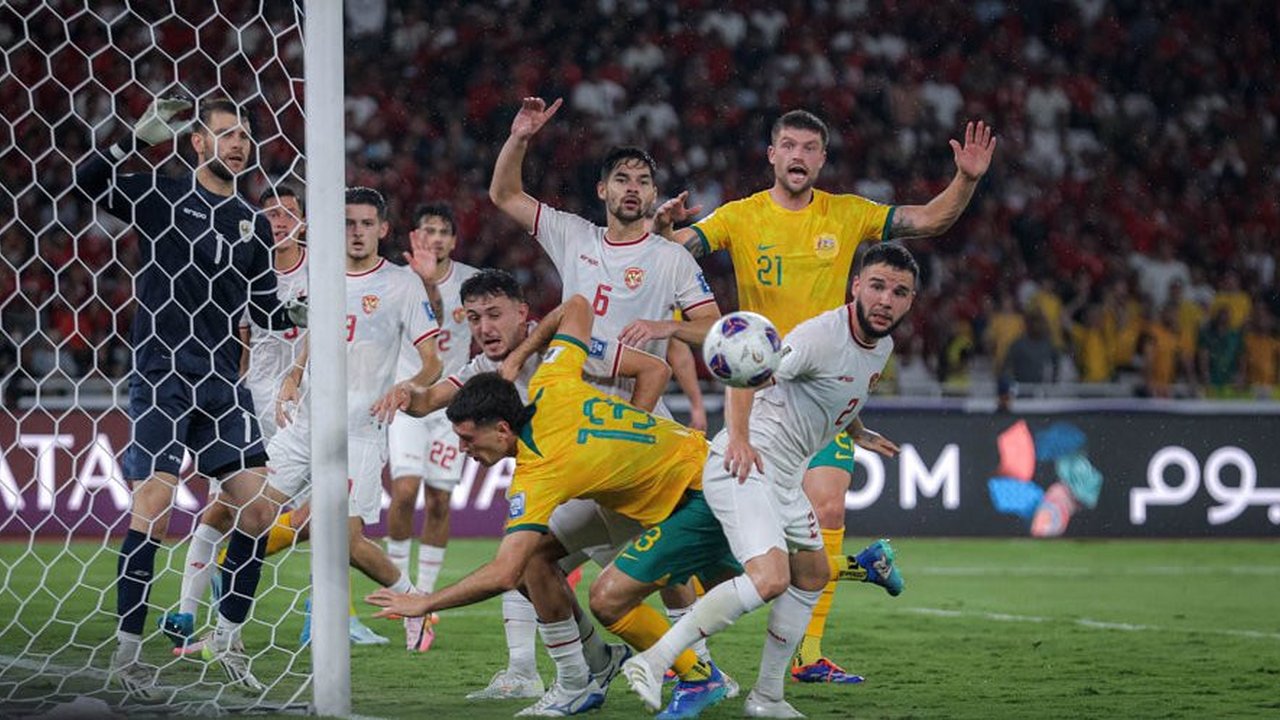 Statistik Timnas Indonesia vs Australia: Dominasi Socceroos Gagal Bongkar Tembok Kokoh Garuda