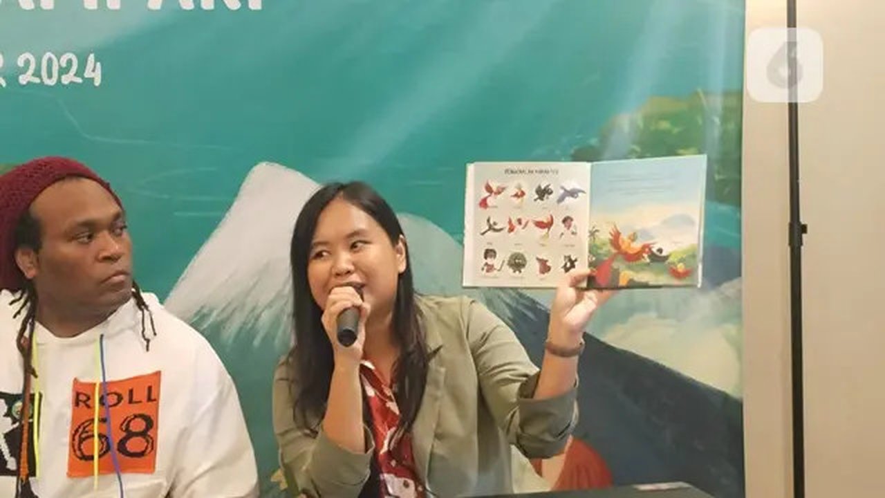 Peluncuran buku Sampari Si Cendrawasih, sebuah buku yang tak hanya bercerita tentang Cendrawasih, namun juga berisi pengetahuan tentang satwa endemik lain dan budaya di Indonesia. Foto: li