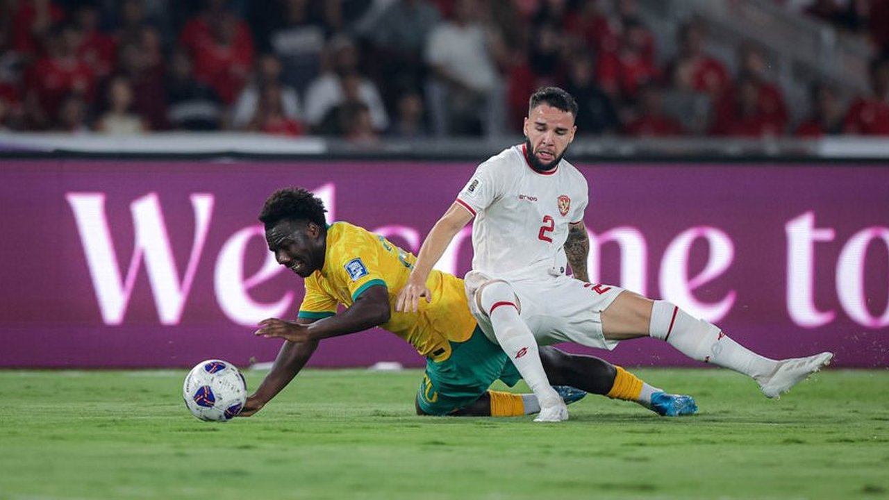 Stastitik Perfoma Calvin Verdonk Lawan Australia: Bukan Cuma Tampilan Fisik yang Mirip Dani Carvajal, Mainnya Juga!