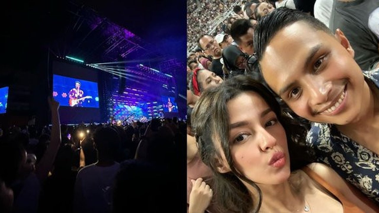 8 Potret Romantis Susan Sameh dan Khalid Atamimi Pasca Nikah, Nonton Konser Bruno Mars Berdua