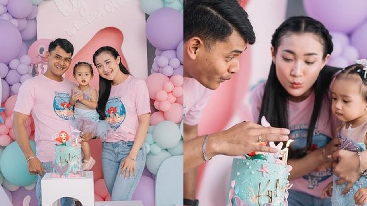 8 Potret Ultah ke-1 Anak Yeni Inka, Dirayakan Bareng Keluarga & Warga Sekitar