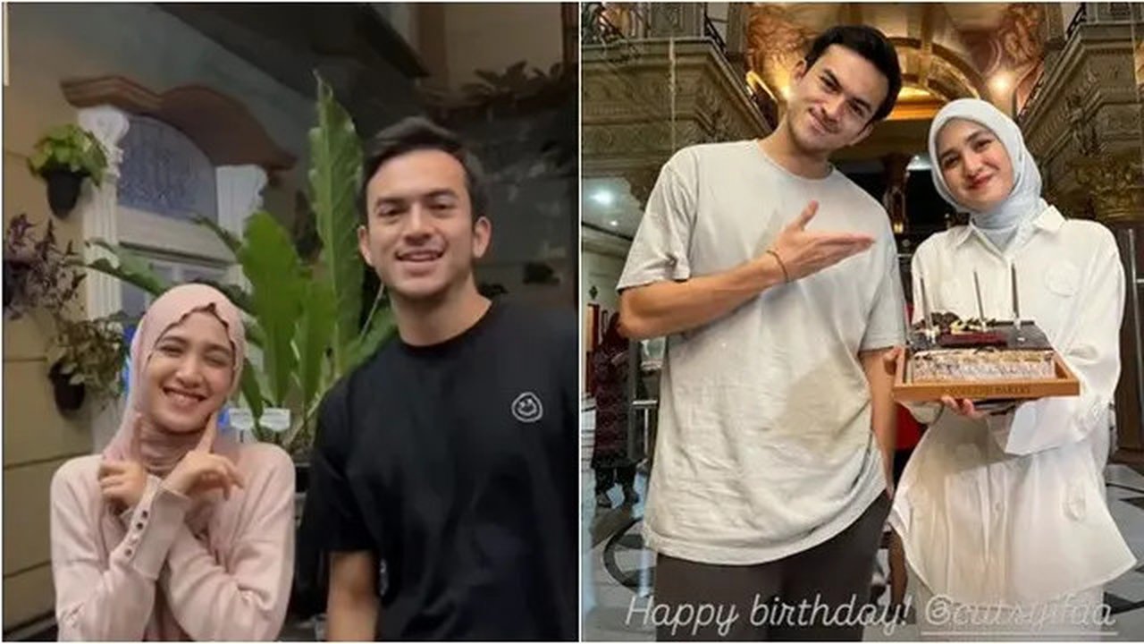 Cut Syifa dan Rizky Nazar di lokasi syuting sinetron My Heart. (sumber: Instagram/about.kyfa_official/rizkynazar20)