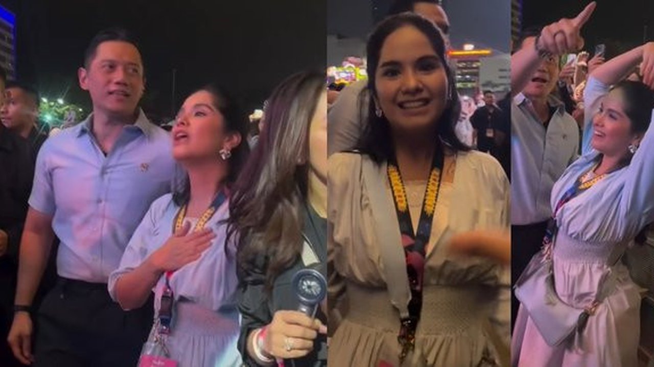 Potret Cantik Annisa Pohan Ikut Nonton SBY di Pestapora, Anggun Pakai Dress - Ramah dan Baik Hati