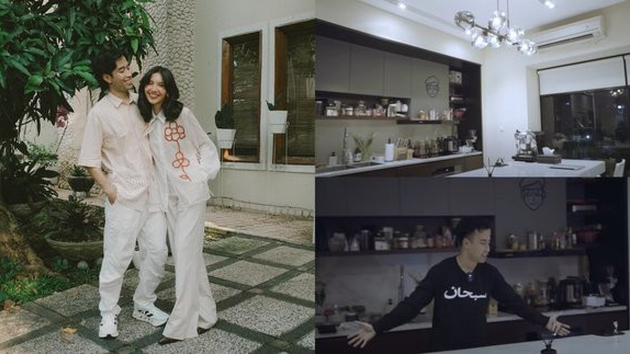 8 Potret Dapur Rumah Vidi Aldiano yang Memiliki Island Unik, Minimalis Berdesain Modern yang Elegan